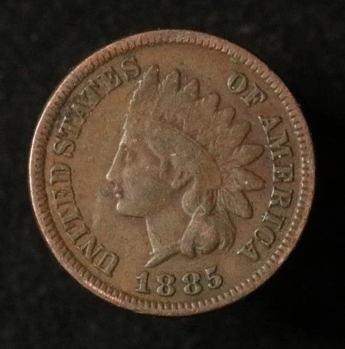 USA 1885 Indian Head Cent - VG