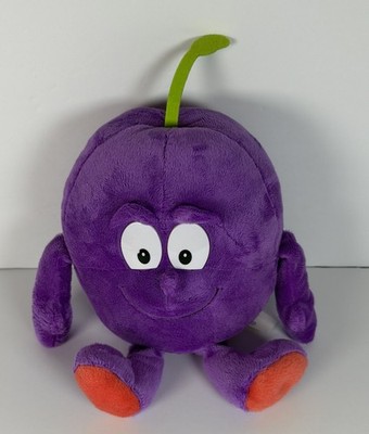 GOODNESS GANG Peter Plum Grape Purple Fruit Soft Plush 10'' Berry Body Squad
