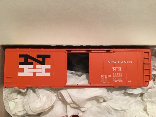 HO Roundhouse 7744 New Haven 40’ Boxcar Kit sin montar NH #36523 | Zustand: New