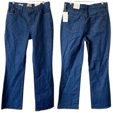 NEW UNIVERSAL THREAD Vintage Bootcut Jeans Dark Blue Wash Size 10 Stretch