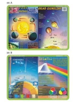 5903111525347 Podkładka edu. 034 - Pory roku, układ słoneczny... Visual System