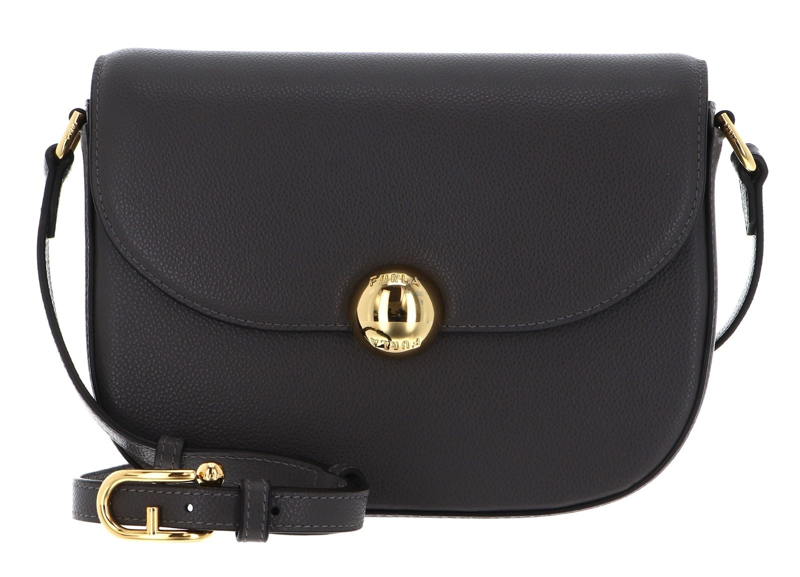 FURLA Vitello Night Moonlight Crossbody Bag S Urban Gray
