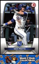Nick Pratto 2023 Bowman #8 Kansas City Royals Rookie RC