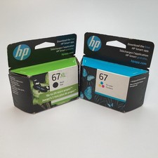 HP 67XL Black 67 Tri-Color Ink Cartridge Combo Pack 3YM57AN 3YM55AN 2025, 2026