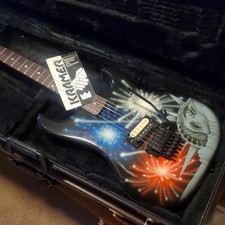 Kramer Baretta USA 1986 Dennis Kline Graphic Guitar: Statue Of Liberty!