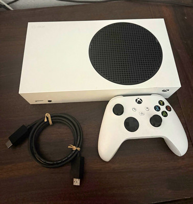Microsoft Xbox Series S White Console w/ Wireless Controller & HDMI Cable