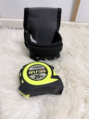 Komelon Evolution Self Lock Measuring Tape 25 ft SAE High Visibility Blade Clip