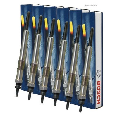 Bosch 6x Glühkerze 0 250 403 009 Duraterm High Speed für AUDI MAN OPEL PORSCHE S