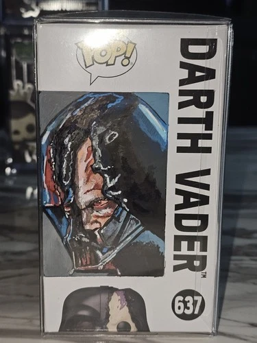 Funko Pop! 637 Star Wars Darth Vader Custom Art Comic Stop Sticker Dubai