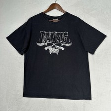 Vintage Danzig Graphic T-Shirt Mens Size Large 2007 Skull Band Tee Merch