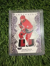 2025-26 UD Artifacts: Jaccob Slavin #24 - Duel Relic Patch /25 - Purple Material