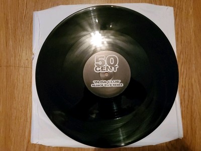 50 Cent In Da Club 12'' Jay Z Bonnie & Clyde Hijack DnB Remix Vinyl