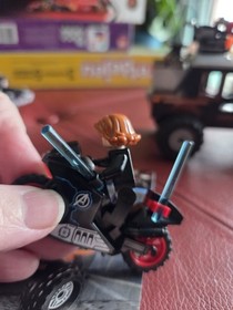 Used CROSSBONES' HAZARD HEIST - Super Heroes Lego 76050 MARVEL Motorcycle JEEP 