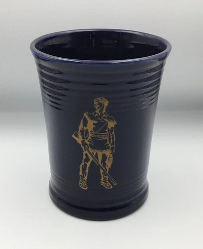 New ListingFiestaware Cobalt West Virginia University WVU Mountaineer Utensil Crock * READ*
