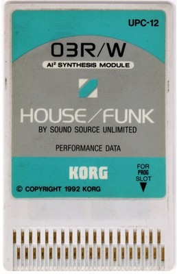 Korg 03R/W UPC-12 House/Funk By Sound Source Limited Performance