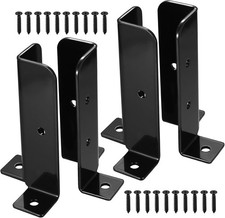 Heavy-Duty Fence Post Brackets | Bolt-Down Supports for Wood Posts 38–101 mm
