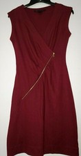 Marc by Marc Jacobs Merlot Faux wrap sleeveless dress