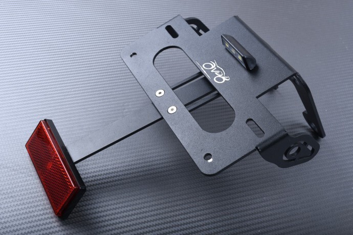 Support de Plaque pour Yamaha FZ1 Fazer 1000 avec Catadioptre Homologué pour Moto RN16 2006-2015