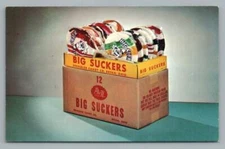 Big Suckers Lollypops ~ Spangler Candy Co. Advertising BRYAN Ohio Vintage