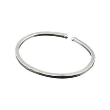 1 oz Hammered Silver Bullion Bracelet