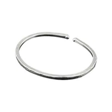 1 oz Hammered Silver Bullion Bracelet