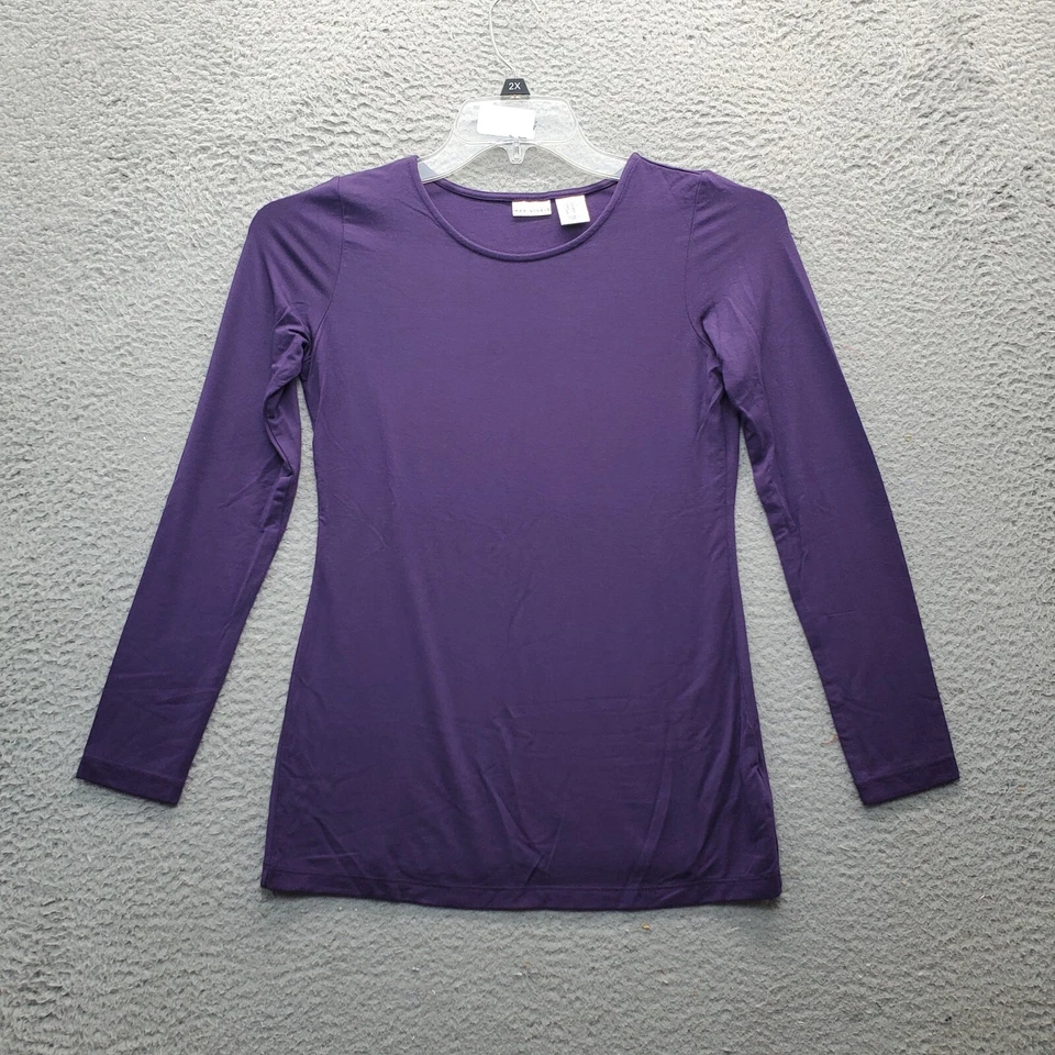 Lote de 3 Pulôveres Max Studio Top Feminino XS Multi Casual Manga Longa Gola Redonda - Imagem 4 de 4