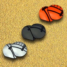 3 Pairs Lenses Replacement for-Oakley Clifden Polarized-Black Silver Red