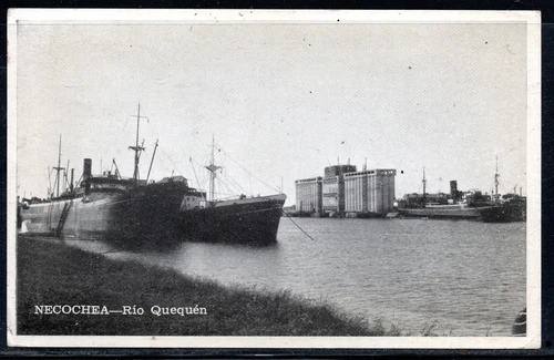 ARGENTINA, POSTAL, NECOCHEA, RIO QUEQUEN   (FE-080  )
