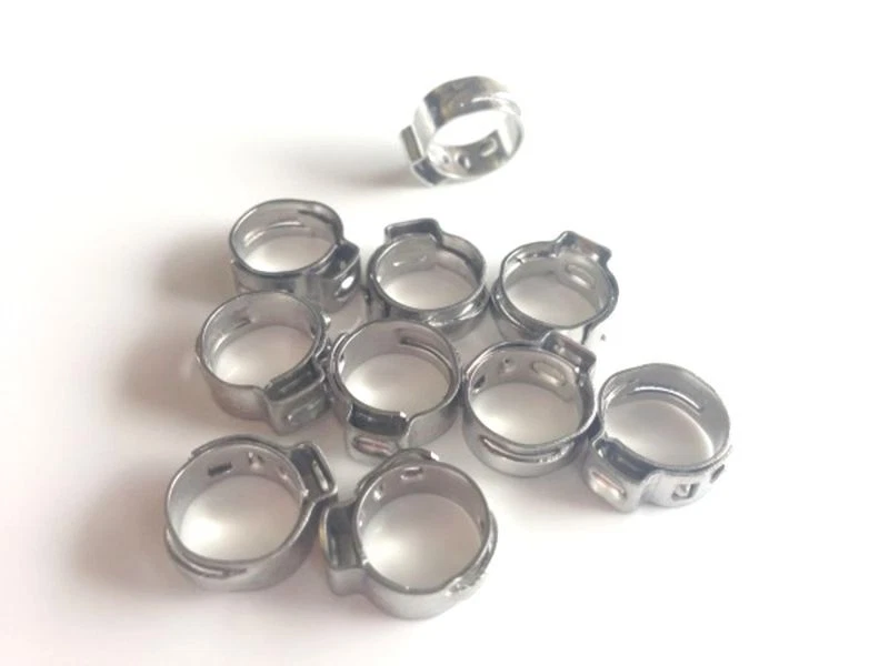 10x 8,5-10,5mm Schellen Klemmen Schlauchschellen für 4mm Bierschlauch Zapfanlage