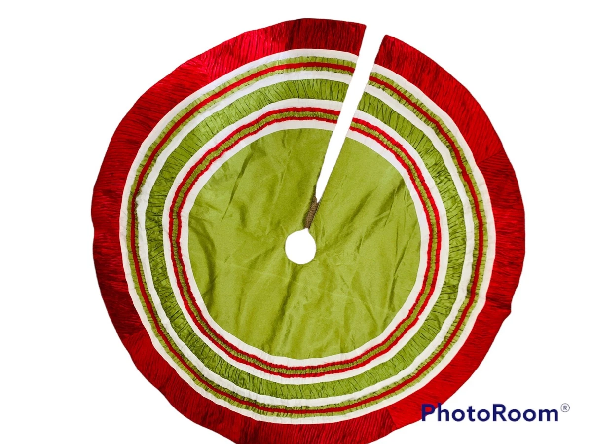 Olive green skirts red top