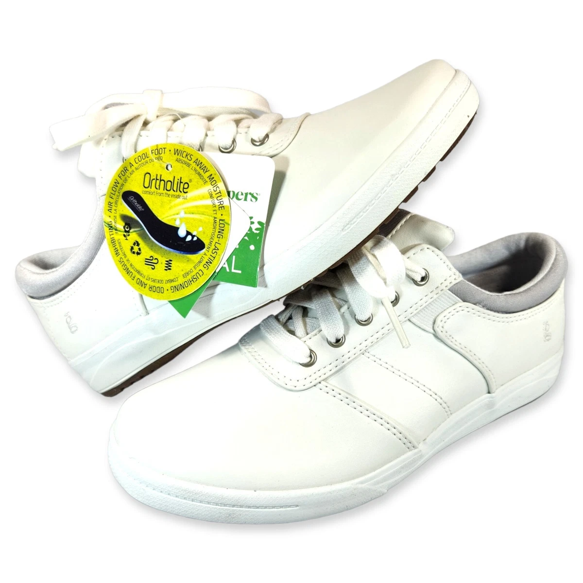 Sneakers Grasshoppers Ortholite Leather Lace Up Shoes Woman s 5 WW
