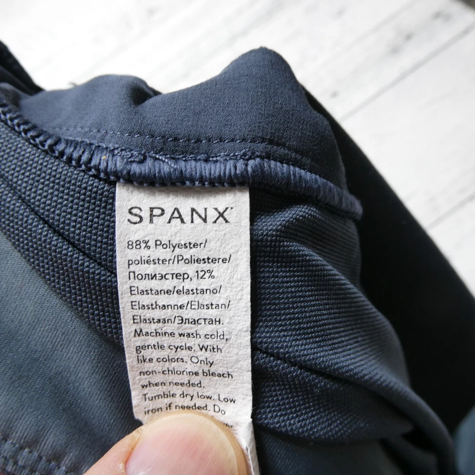 Pantalones Cortos Spanx Para Mujer Talla 3X Azul Pull On Entrenamiento Cintura Elástica Ligeros Foto 3 de 4