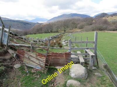 Photo 6x4 Ceuffordd hynafol / Ancient hollow way Capel Curig Ceuffordd h c2013
