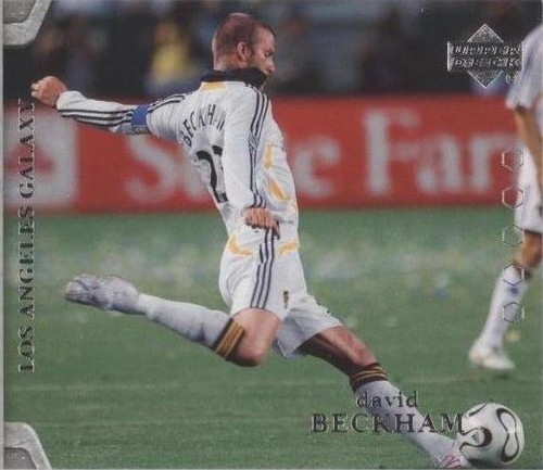 2007 Upper Deck MLS David Beckham LA Galaxy 1st MLS RC #63 Exc. | eBay