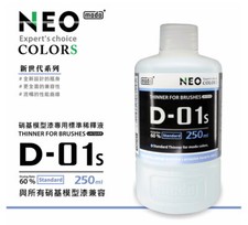modo NEO D-01s Diluyente Estándar Para Cepillos Laca (250ml) para Kit Modelo