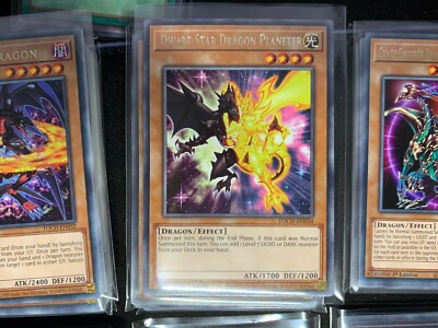 3x Zwergsterndrache Planeter Rare TOCH-DE034 1. Auflage (Packfrisch)
