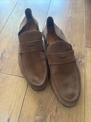 NWOB Wolf & Shepherd Men\'s Monaco Soft Suede Loafer Collapsible Heel Brown 11.5 Wolf & Shepherd Monaco Loafer Review 2021 | The Strategist main image 4