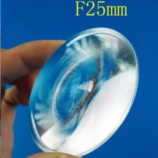 2PC Focal length 25mm Round Plastic Fresnel lens For Flashlight  LED lighting