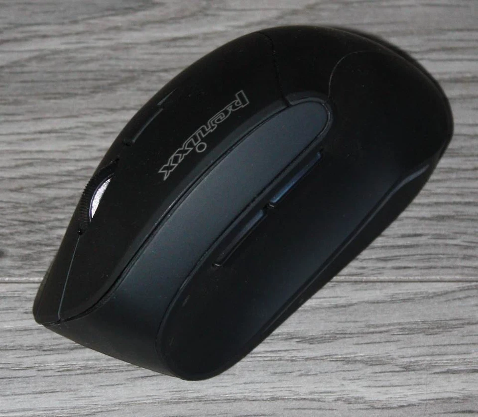 PERIMICE-804 Perixx ergonomische vertikale Maus, Bluetooth, schnurlos, schwarz - Bild 2 von 2