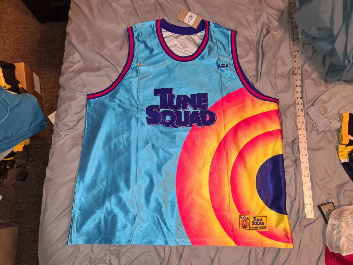 Lebron James Tune Squad Jersey Space Jam 2 New Legacy Basketball Movie 6  Costume