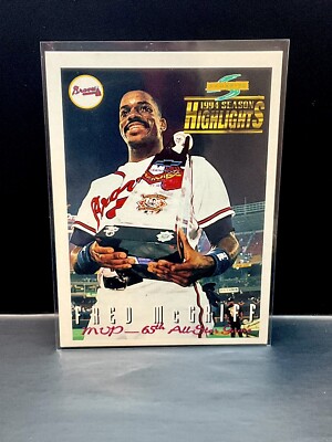 1994 Score Pinnacle Season Highlights Fred McGriff #316 - Atlanta Braves