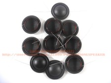 10pcs 25.4mm 25.5mm 1" Black silk diaphragm dome Tweeters voice coil 8ohm