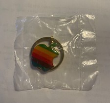 Vintage Apple Macintosh Rainbow keychain