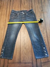 X2 - Girls size 2 denim quality Jeans Buttons, blue jeans / pants