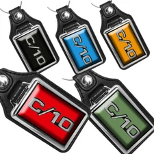 Compatible with 1969-1970 Classic C/10 Pickup Truck Colors Faux Leather Key Ring