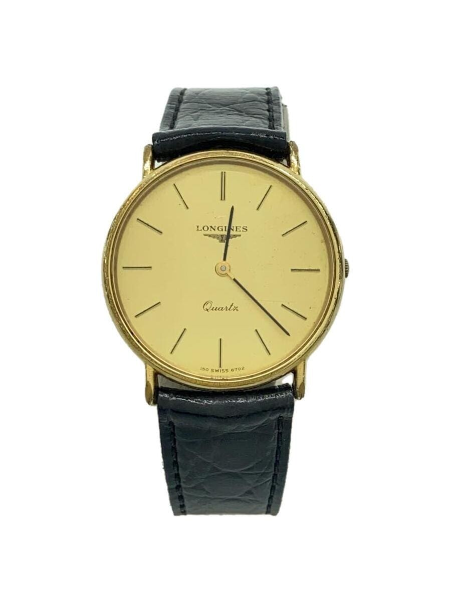 Longines Quartz 33mm Men's Gold Dial Swiss Made Round Vintage