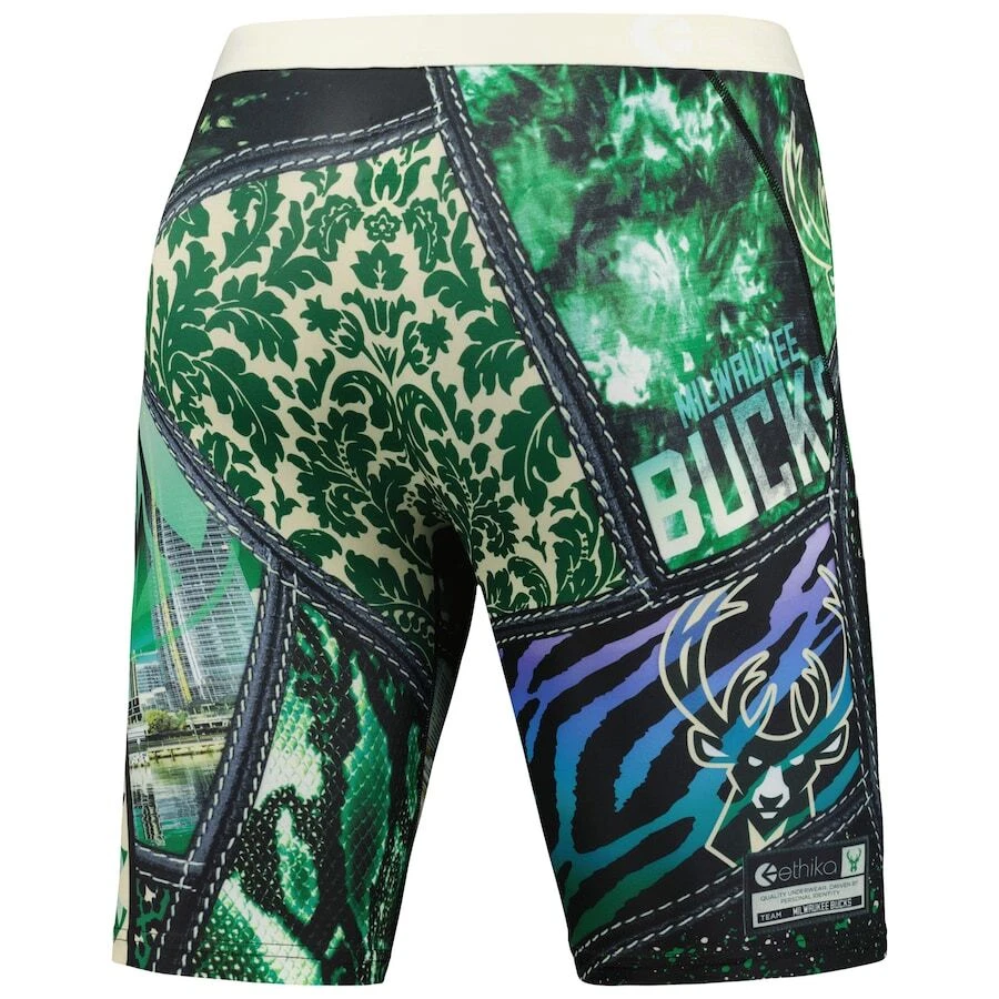 MILWAUKEE BUCKS  ETHIKA Staple Boxer Briefs Familie Underwear Men's 3XL NWT  $25 - Image 2 of 4