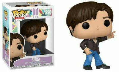 BTS DYNAMITE SUGA 3,75'' POP ROCKS VINYLFIGUR FUNKO 220 AUF LAGER BRANDNEU