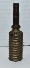 Vintage Fancy Ribbed Brass Sewing Machine Thumb Oil Oiler Can