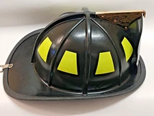 8 Reflective Fluorescent Lime-Yellow Fire Helmet Tetrahedrons Tets Firefighter